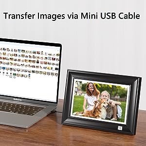 Transfer Images via Mini USB Cable