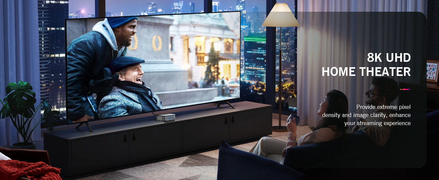 ACEMAGICIAN TK11 Mini PC, Intel Core i7 11390H 16GB DDR4 512GB NVME SSD Mini Computer