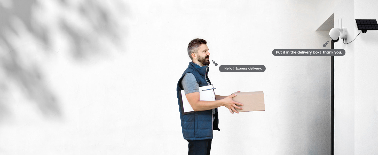 ieGeek 5MP 360° Solar Security Camera Outdoor Battery Wireless CCTV Camera Systems