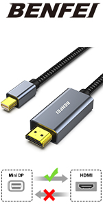 Mini DisplayPort to HDMI Cable