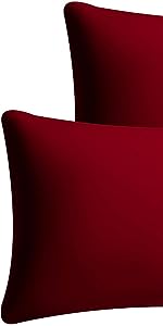 PILLOW CASES RED