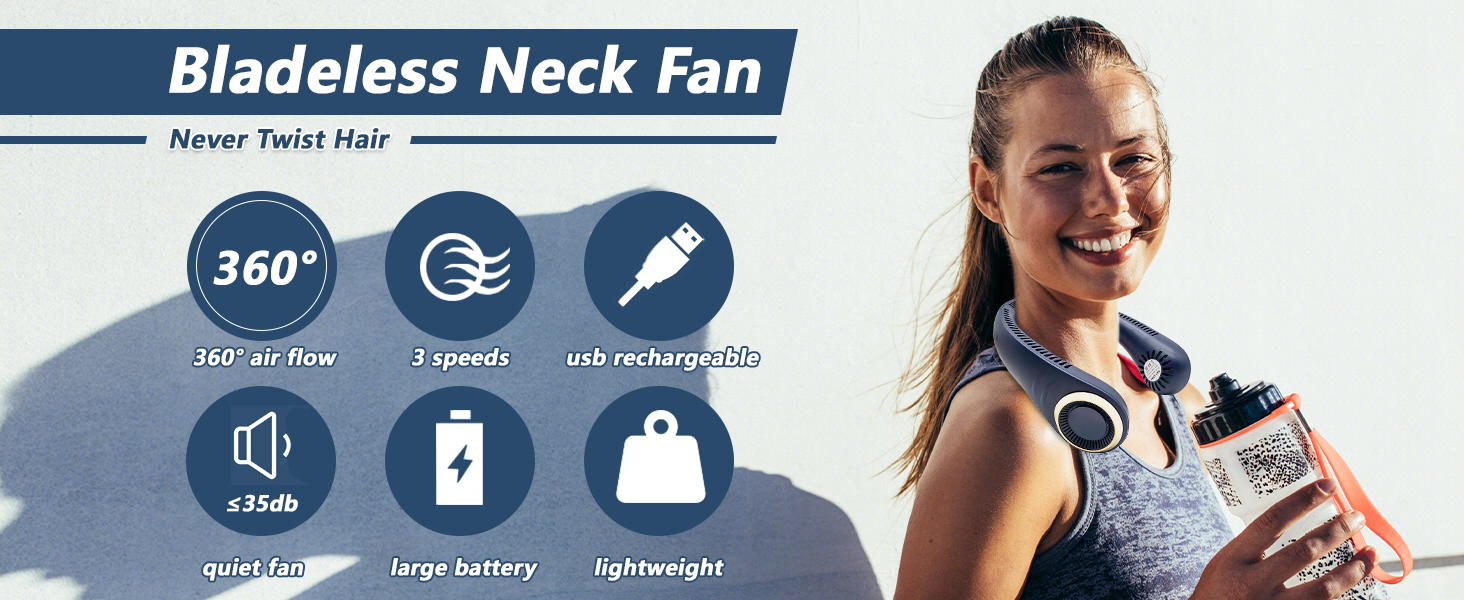 neck fans women rechargeable