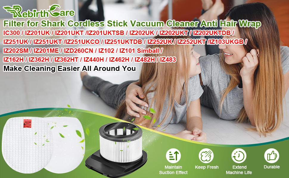 shark cordless vacuum filters