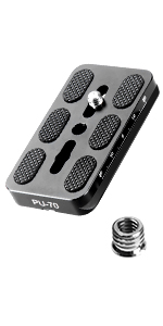 Manbily Tripod Ball Head Quick Release Plate QR Plate DSLR camera mirrorless cameras Arca-Swiss