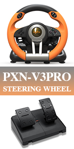 PXN V3 Gaming Wheel-Orange