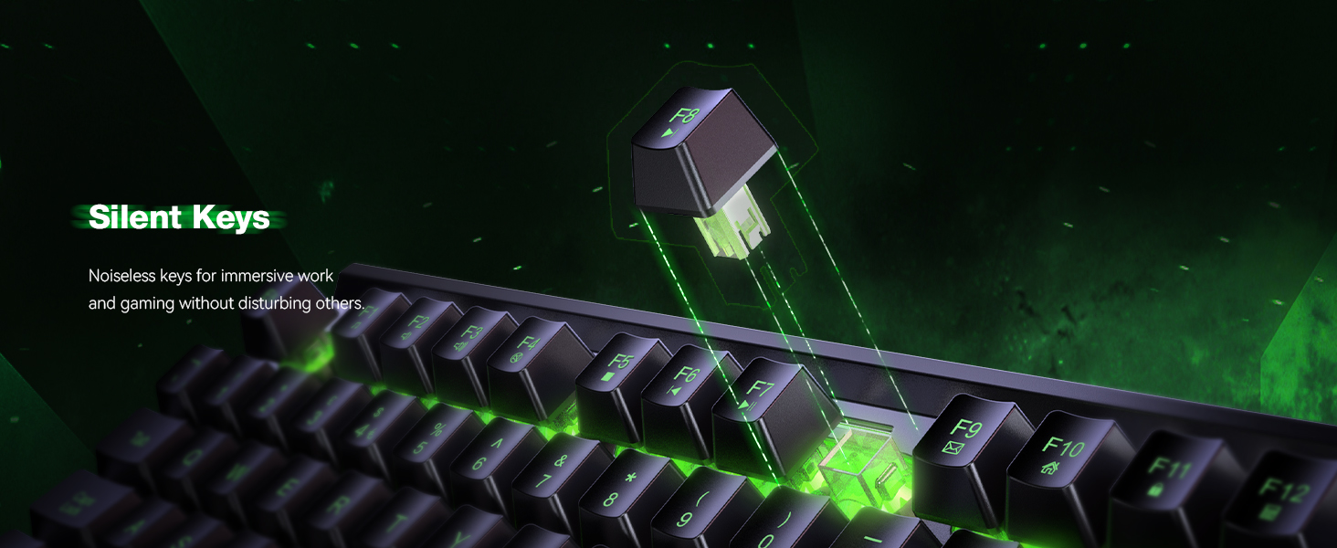 silent gaming keyboard