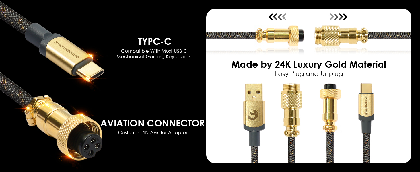 coiled keyboard cable