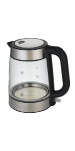 T4TEC BRITISH DESIGN | GLASS FAST BOIL CORDLESS KETTLE