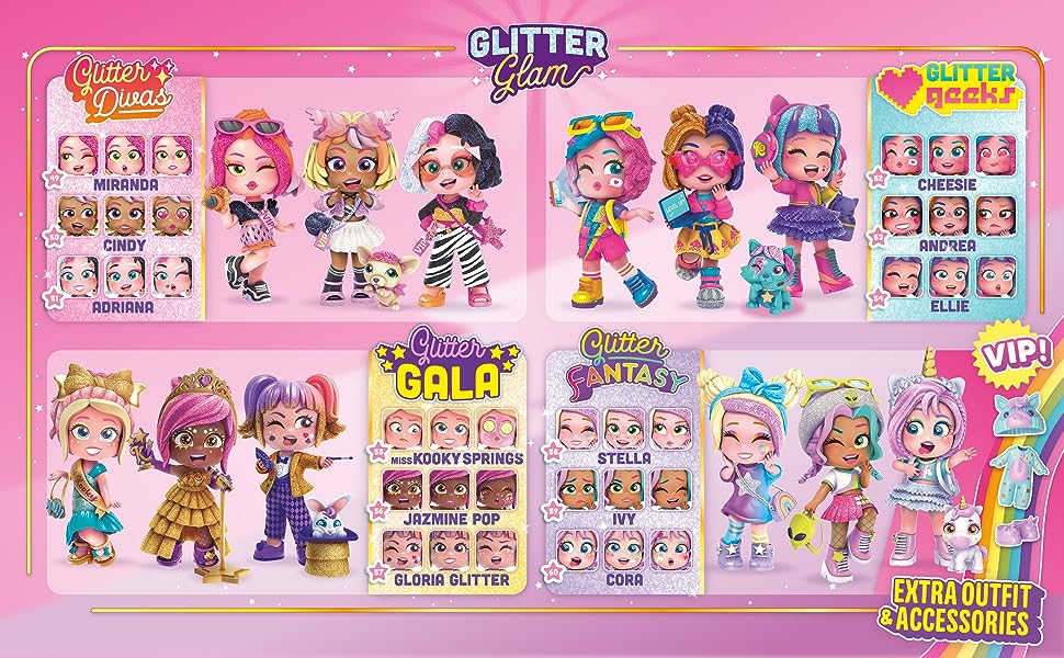 12 dolls to collect