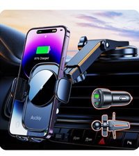 iphone car holder wireless charger