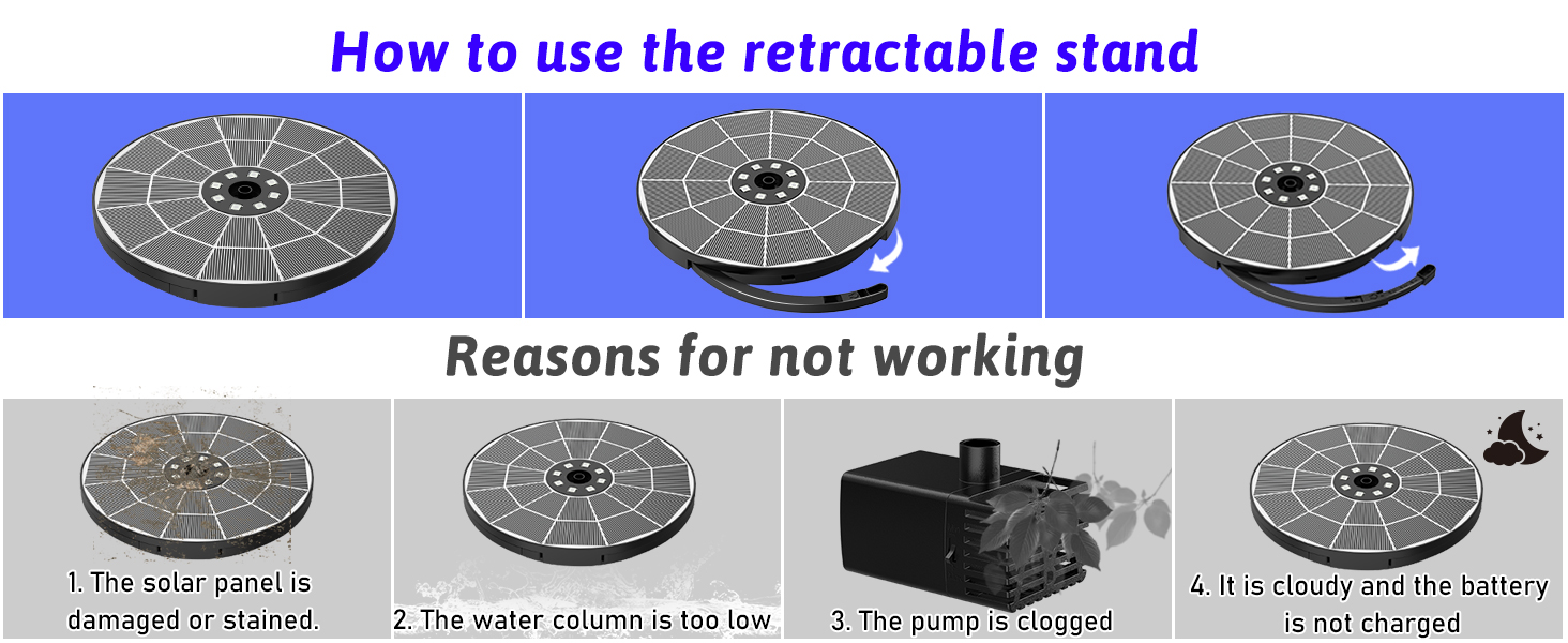 solar water fountain