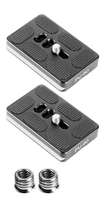 Manbily Tripod Ball Head Quick Release Plate QR Plate DSLR camera mirrorless cameras Arca-Swiss