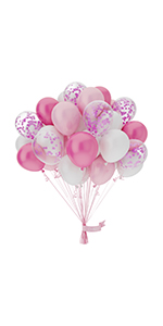 pink balloons
