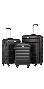 COOLIFE Suitcase 3 Piece Set