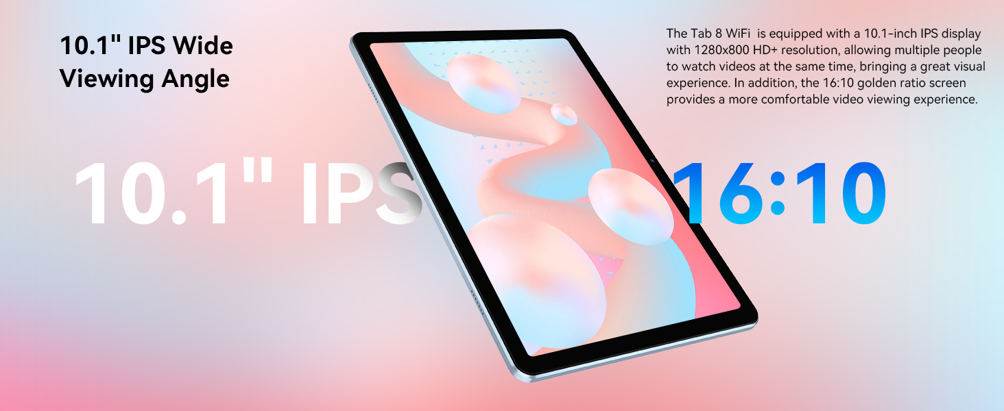 10.1 Inch Tablet, the ultimate viewing experience