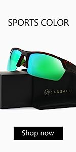 Polarized Sports Sunglasses for Cycling Fishing Driving UV Protection
