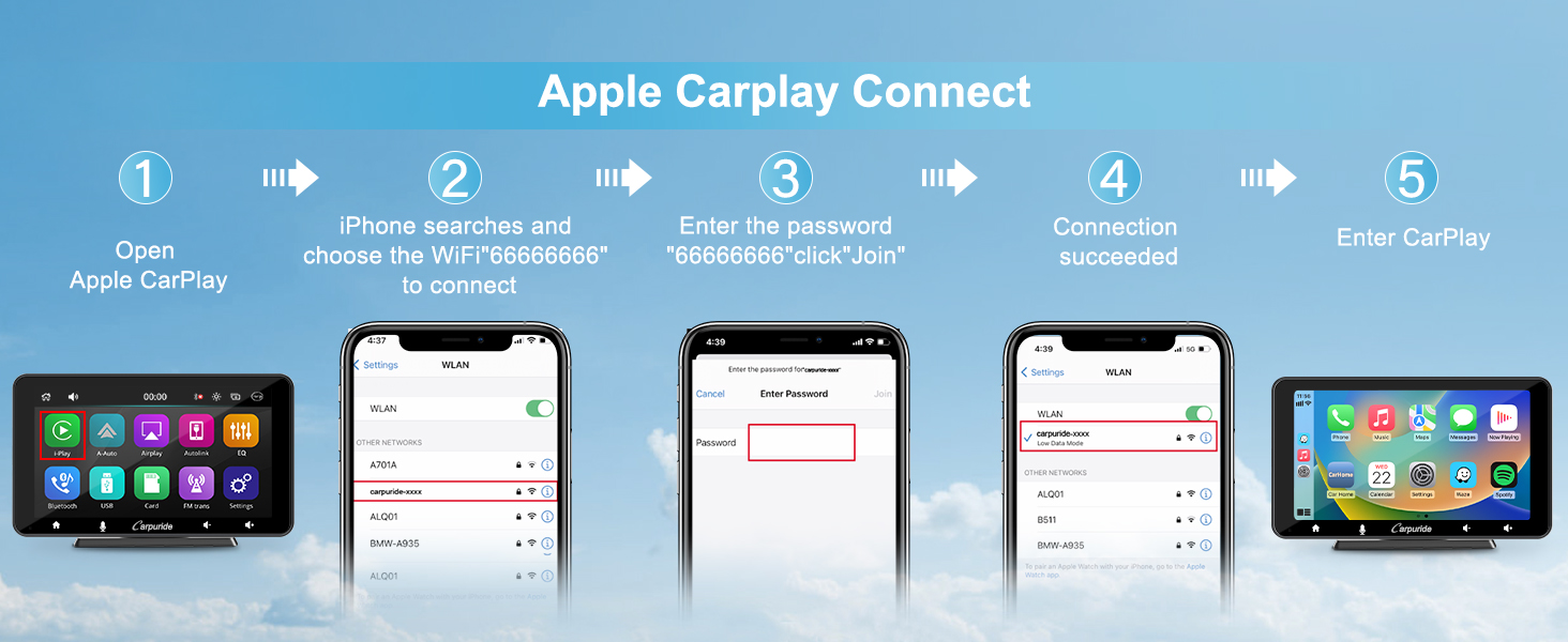 How to connect carplay