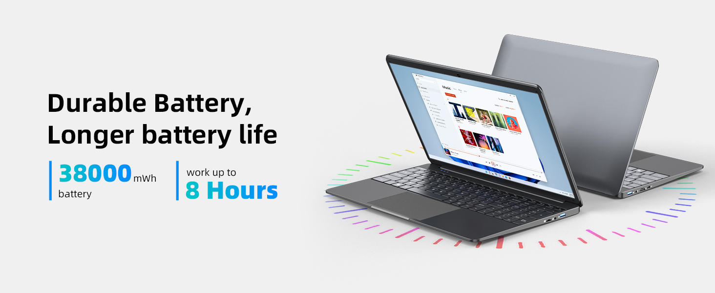 8 hours of battery life