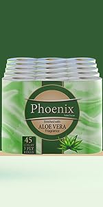 Aloe vera toilet roll