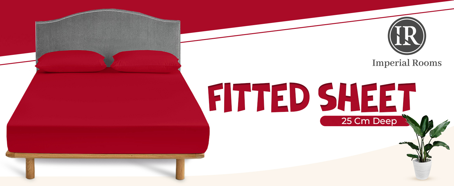 FITTED SHEET RED