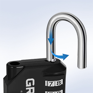 2 packs 4 digit padlock combination outdoor