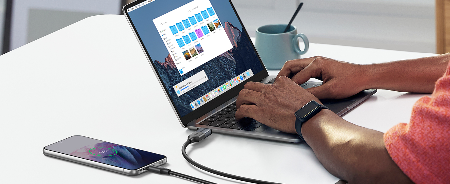 transfer data while charging