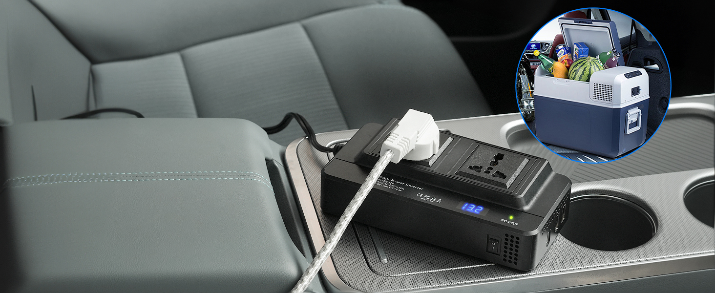 SUPAREE 200W Power Inverter Car Charger Car Inverter 12V to 240V