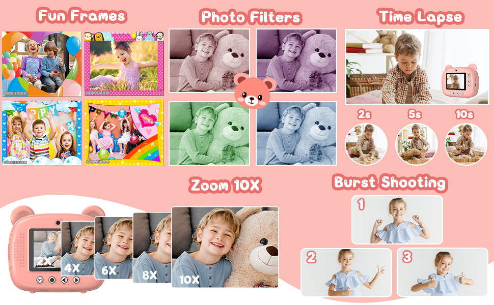 Kids Instant Print Camera
