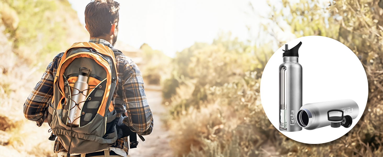 stainless steel water bottle