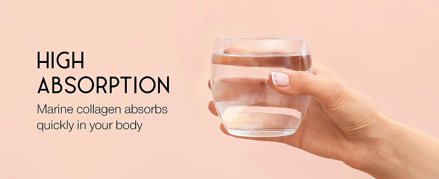 this marine collagen absorbs quickly in your body