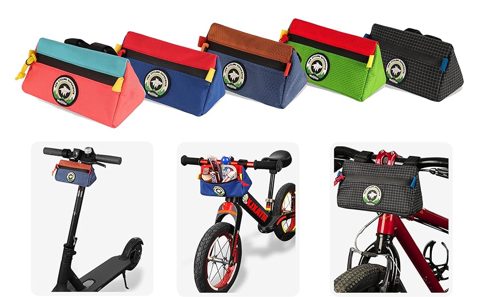 Scooter Basket Gravel Bike Front Handlebar Bag riangle Bag Kids Boys Girls Mtb Road Bike