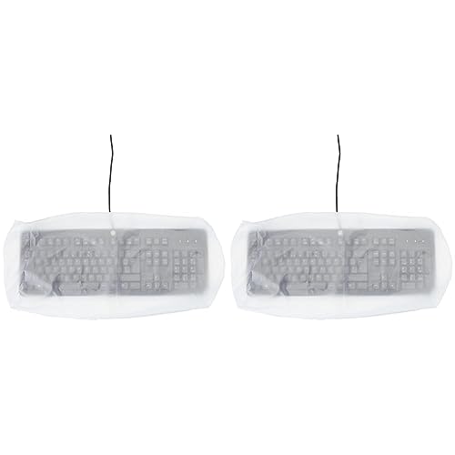 Hama 00113818 | Protective Dust Cover for Keyboards | Transparent | 48 x 5 x 21.5 cm (Pack of 2)