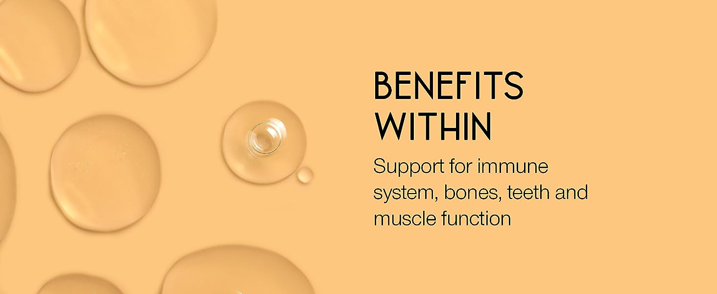 vitamin d3 k2 supports immune system, bones, teeth and muscle function