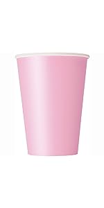 Solid Lovely Pink 12oz Cup