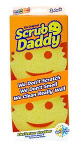 scrub daddy original washing up sponge tops leather baseboard duster powder laundry