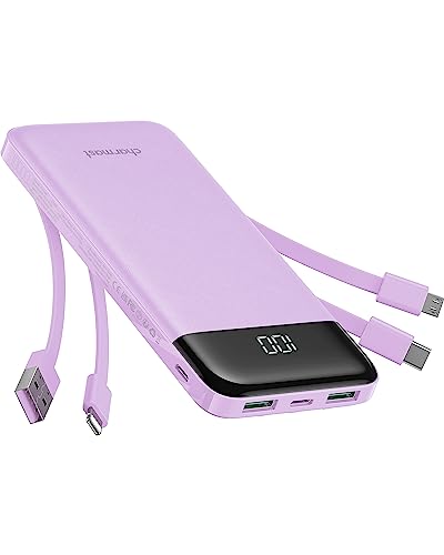 Charmast Power Bank with Built in Cables X 4