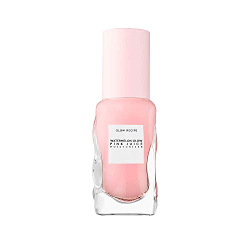 Glow Recipe Watermelon Glow Pink Juice Face Moisturiser - Daily Hydrating Oil-Free Hyaluronic Acid Skin Care with Jasmine for Smooth Skin - Mineral Oil-Free Lightweight Gel-like Formula (25ml / .85oz)