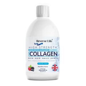 Reverse Life Marine Collagen Liquid Supplement Drink - High-Strength 10