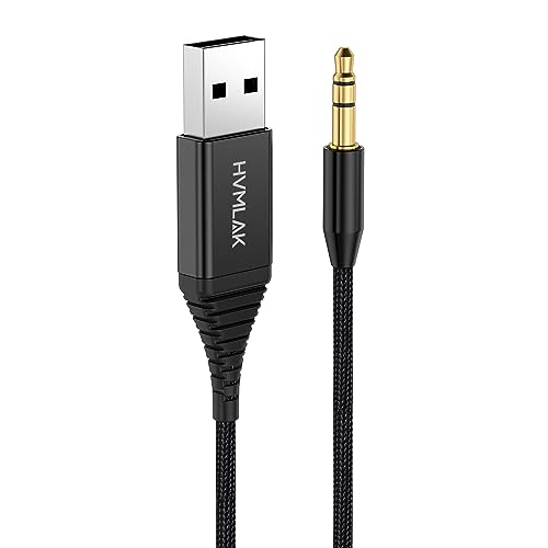 HVMLAK USB Bluetooth Aux Adapter