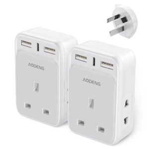 UK to Australia Plug Adapter 2 Packs