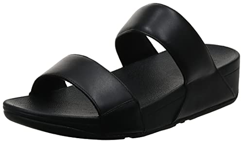 Fitflop Women's Lulu Leather Slides Wedge Sandal