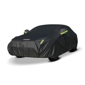 PAISEN Car Cover Waterproof Dustproof with Thicken Cotton Cover，Outdoor Full Cover Sun Rain Dust All Weather Protection Car Cover，for 5 Series