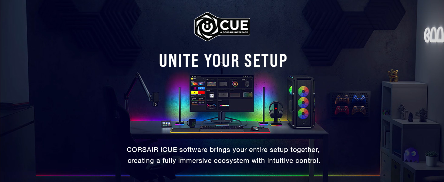 CORSAIR iCUE, CORSAIR ecosystem, PC component control