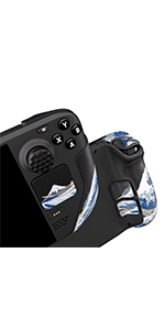 Soft Rubber Pads Handle Grips for Steam Deck