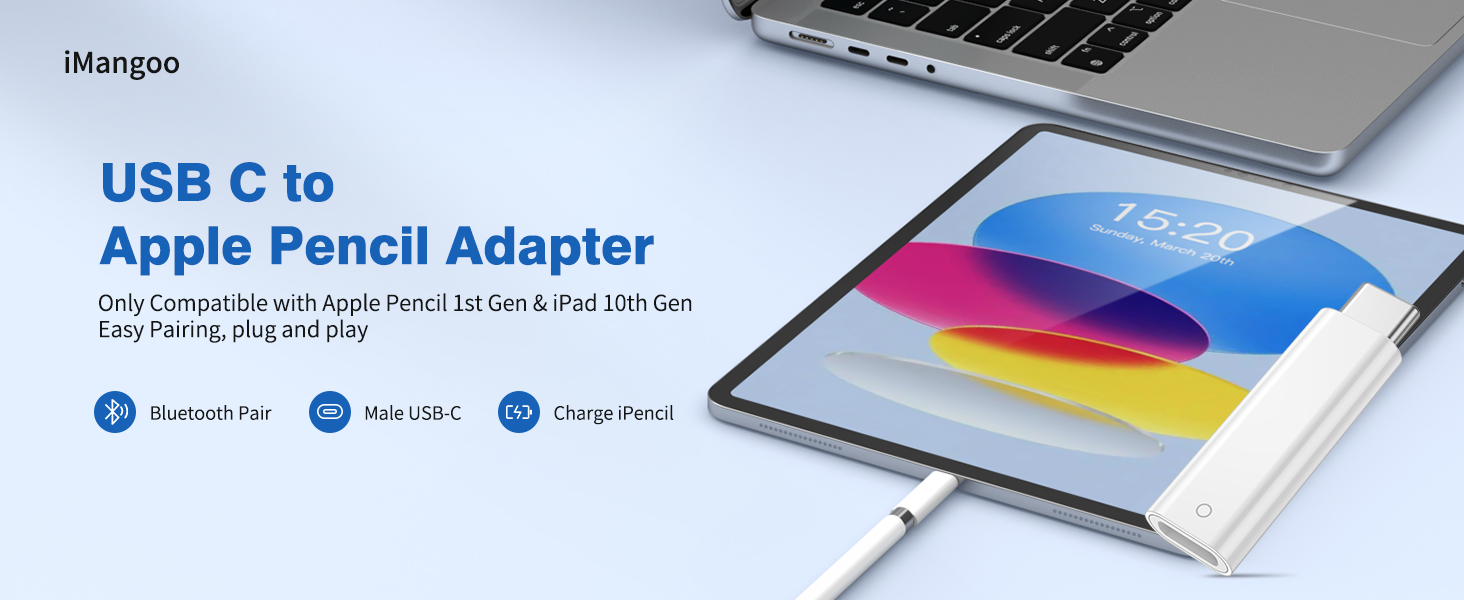 USB C to Apple Pencil Adapter