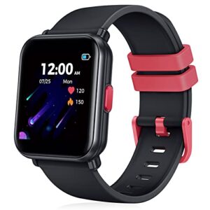 Kids Smart Watch Fitness Tracker - 1.4" Touch Screen Bluetooth Smartwatch for Girls Boys Activity Trackers with IP68 Waterproof Heart Rate Sleep Monitor Step Sports Watches Compatible Android IOS