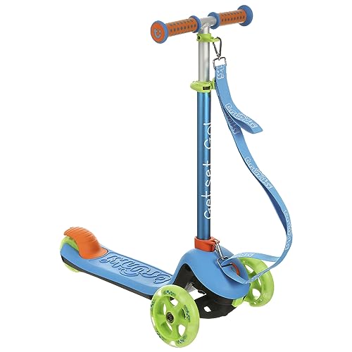 Trunki Folding 3 Wheel Kids Scooter for Boys and Girls with Tow and Carry Strap and Storage Bag | Adjustable Handle Bar Height | Scooter for Kids