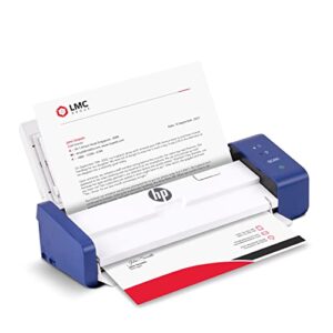 HP Compact Desktop Duplex USB Mobile Document & Photo Scanner with Auto-Feed Tray for Portable 2-Sided Digital Scanning