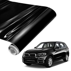 Black Vinyl Gloss Air-Release Adhesive Black Wrap Vinyl For Cars Black Vynil Car Wrap DIY Vinyl Wrap Gloss By Spurta