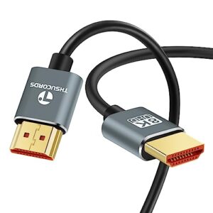Thsucords Ultra Thin 8K 4K HDMI Cables 1M